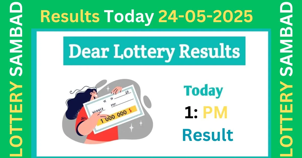 Lottery Sambad 24 tarik Today 1 Pm Result