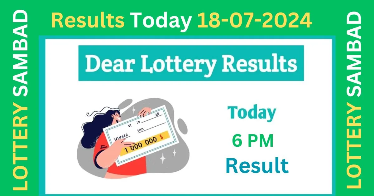 Dear Lottery 18 July