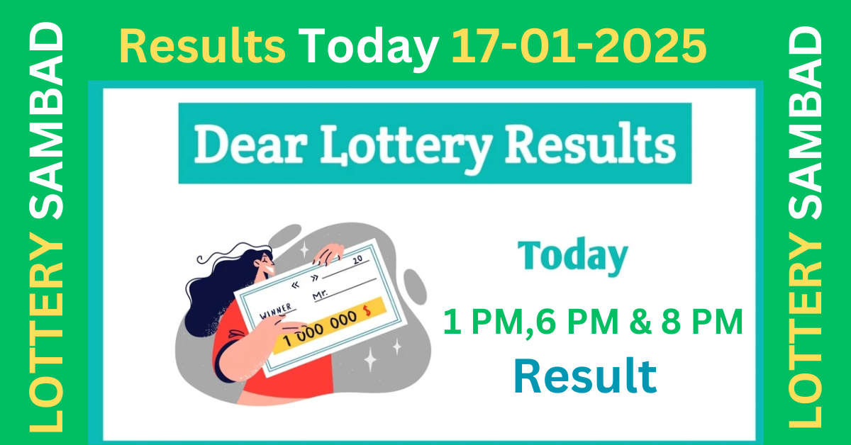 Dear Lottery Sambad 17 Tarik